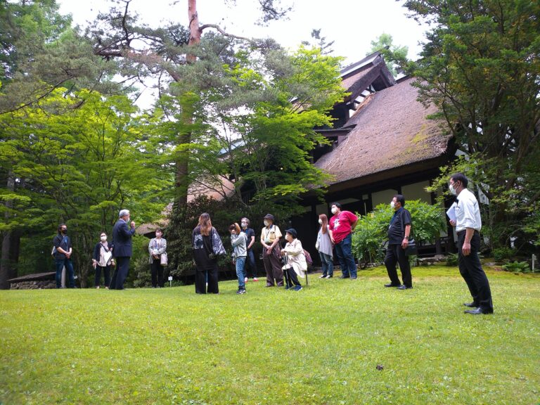 「三五荘」の見学