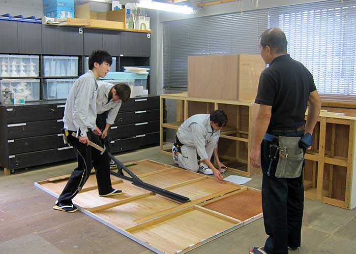 コンクリート大道具 エンターテインメント設営科１a 中央工学校